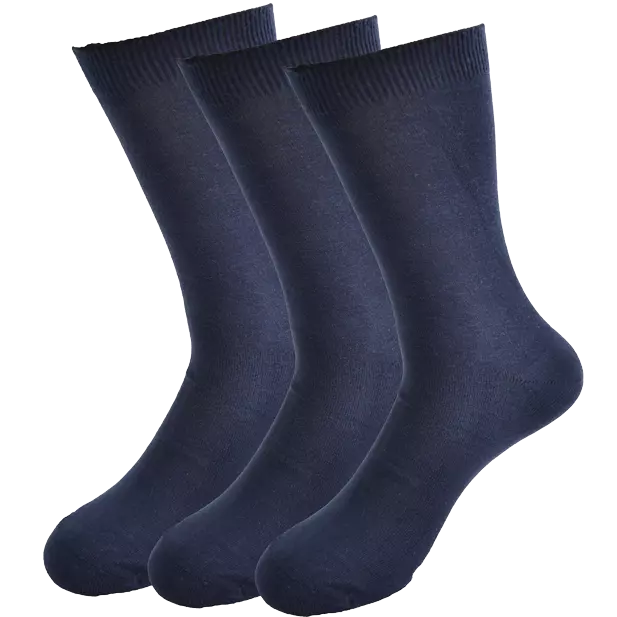 3 Navy Socks 3 bamboo navy socks