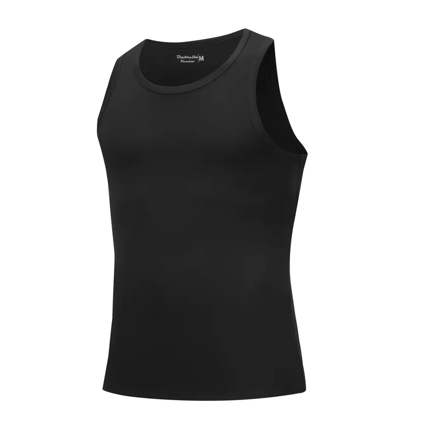 Bamboo Tank Top Black Black bamboo tank top