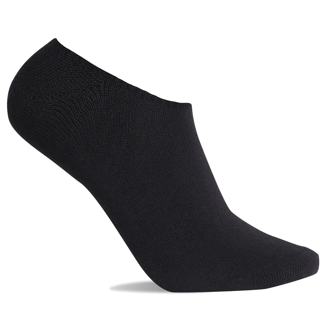 Black Bamboo Invisible Sock Black invisible bamboo sock