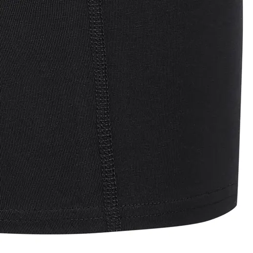 Black Cotton Trunks Seam Leg opening Black Cotton Trunks Seam Leg opening