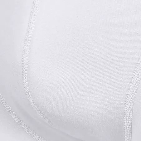 Flat Seam and Front of White Cotton Trunks Flat seam and front of white cotton trunks