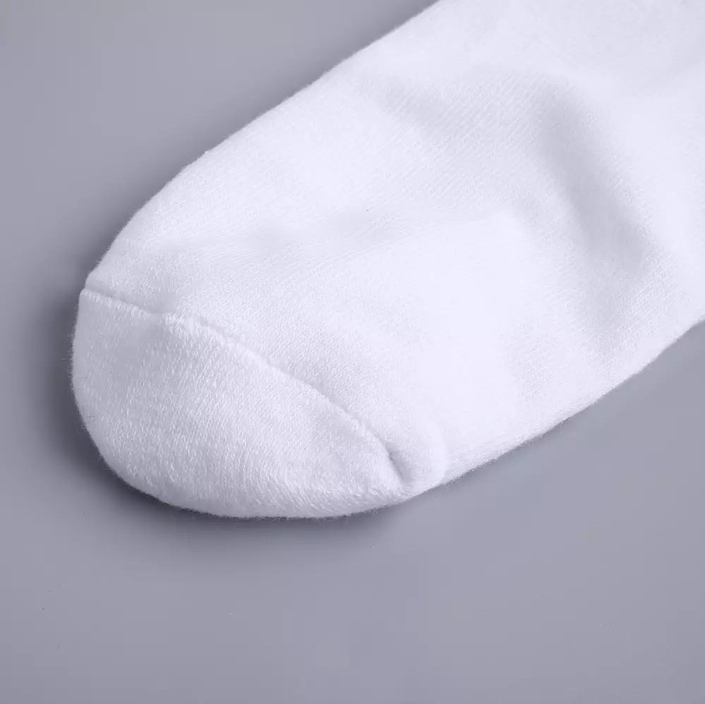 Toe of White Sports Sock Toe of white sport sock