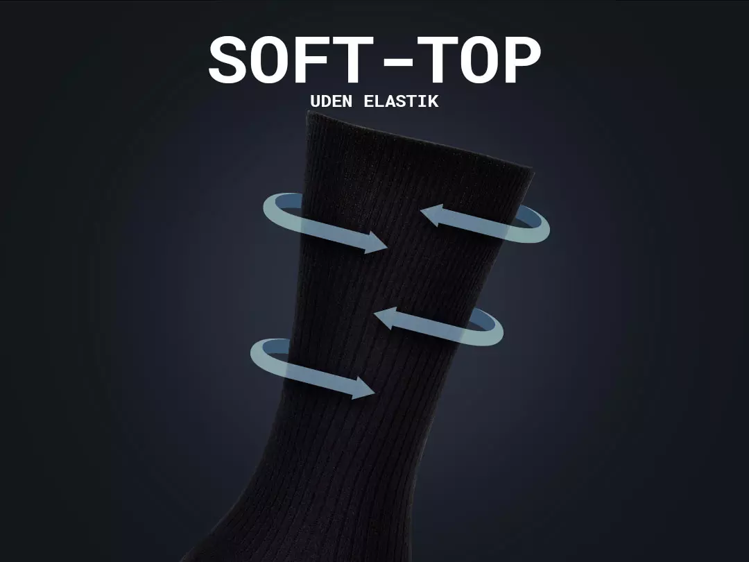 Soft Top Bamboo Sock Illustration